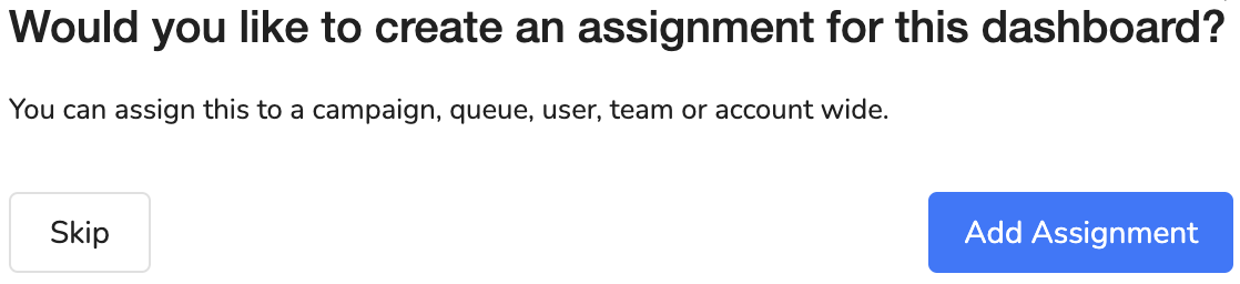 Agent Dashboard Settings