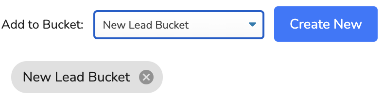 How to Add Contacts to Buckets